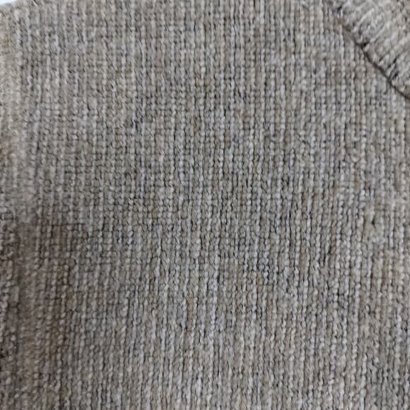 4430) Green Brand Recycled Sensegal Yarn Tan Full Zip High Neck Vest Large - Picture 6 of 9